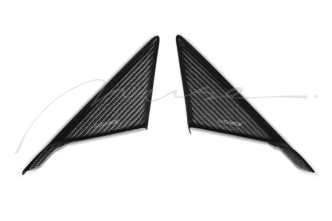 MUSE JAPAN NISSAN SKYLINE R34 DRY CARBON INNER SIDE MIRROR COVER PANEL